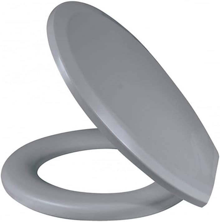 ASSENTO SANITARIO ALMOFADADO OVAL CINZA